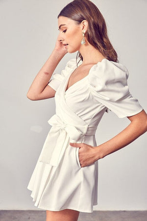 WRAP FRONT SIDE TIE ROMPER Do + Be Collection 